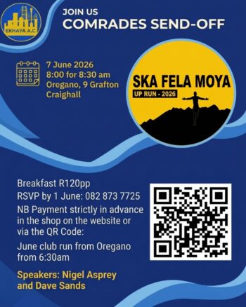 Comrades send off breakfast